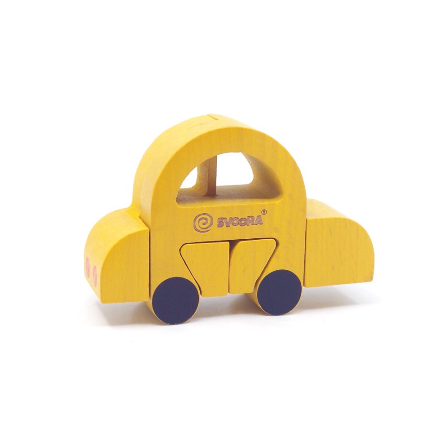 Svoora SvooRiddles Παιδικό Ξύλινο Τρισδιάστατο Παζλ CAR