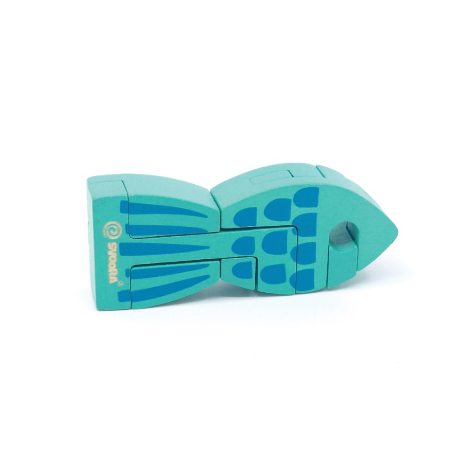 Svoora SvooRiddles Παιδικό Ξύλινο Τρισδιάστατο Παζλ FISH