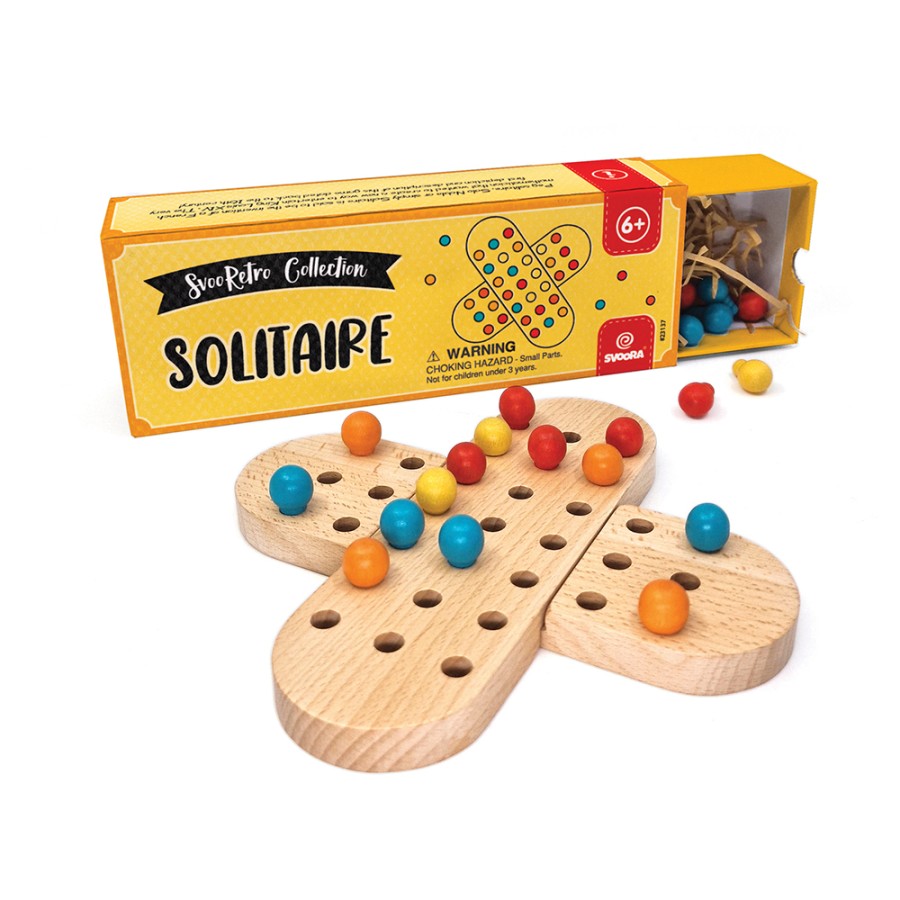 Svoora SvooRetro Παιδική Ξύλινη Σπαζοκεφαλιά Solitaire