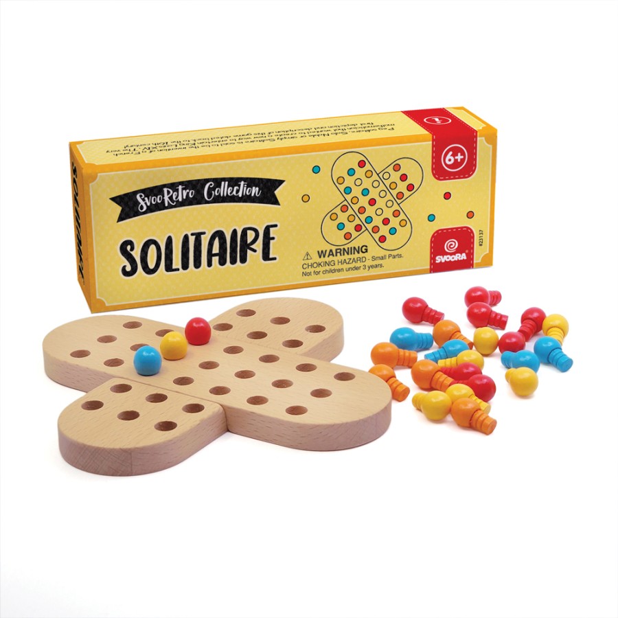 Svoora SvooRetro Παιδική Ξύλινη Σπαζοκεφαλιά Solitaire