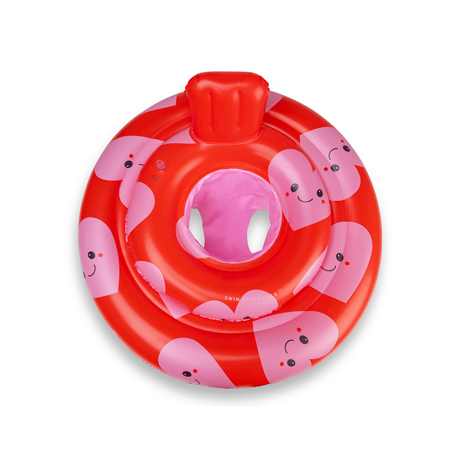 Swim Essentials Βρεφικό Φουσκωτό Σωσίβιο Ø69εκ. Red Hearts 0-1 ετών