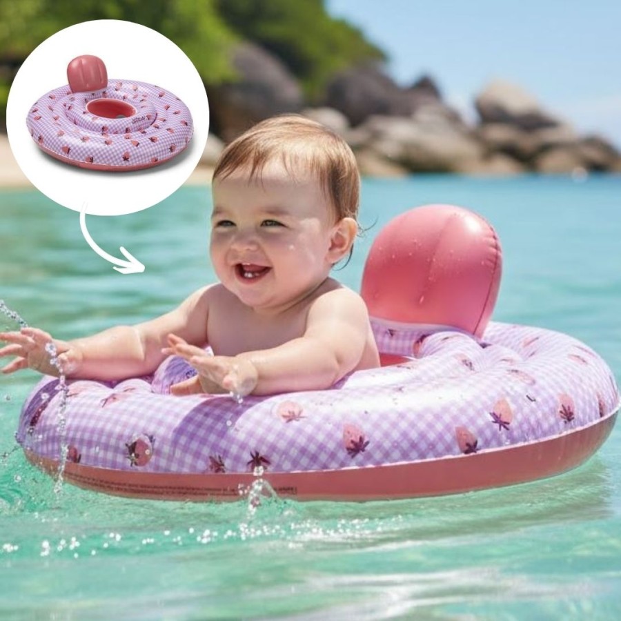 Βρεφικό Σωσίβιο Σαμπρέλα με Καθισματάκι Swim Essentials Strawberry Fields