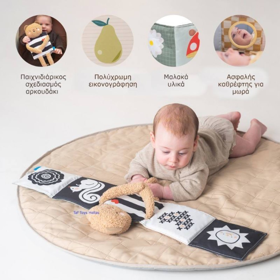 Taf Toys Αισθητηριακό Βιβλίο Δραστηριοτήτων Snuggle Bear Book