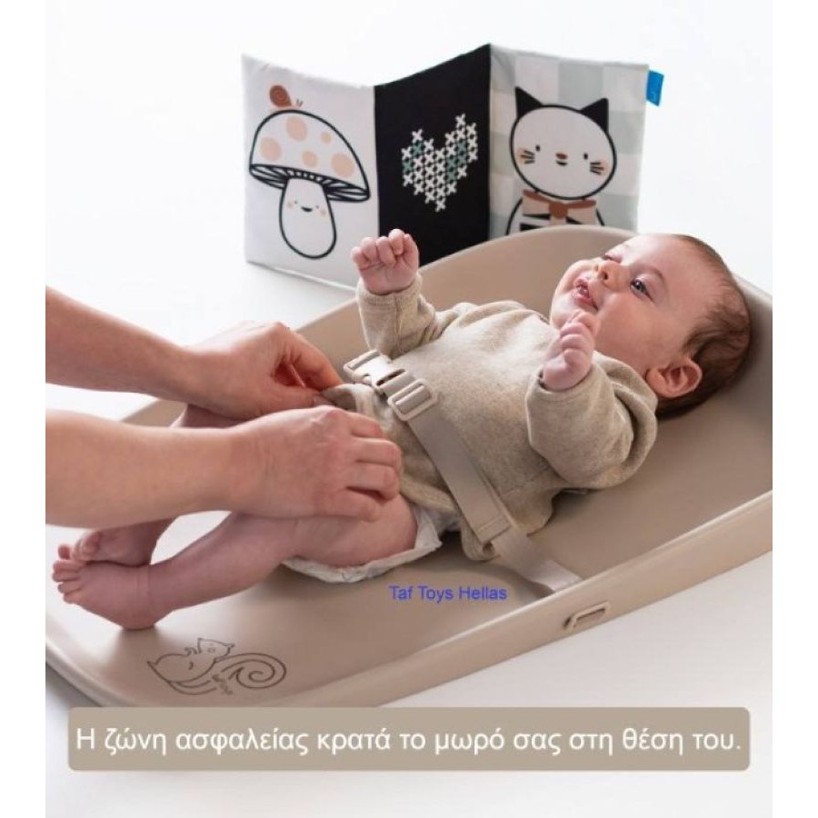 Αλλαξιέρα Taf Toys Sensory Tales με Μαλακό Βρεφικό Βιβλίο Διπλής Όψης