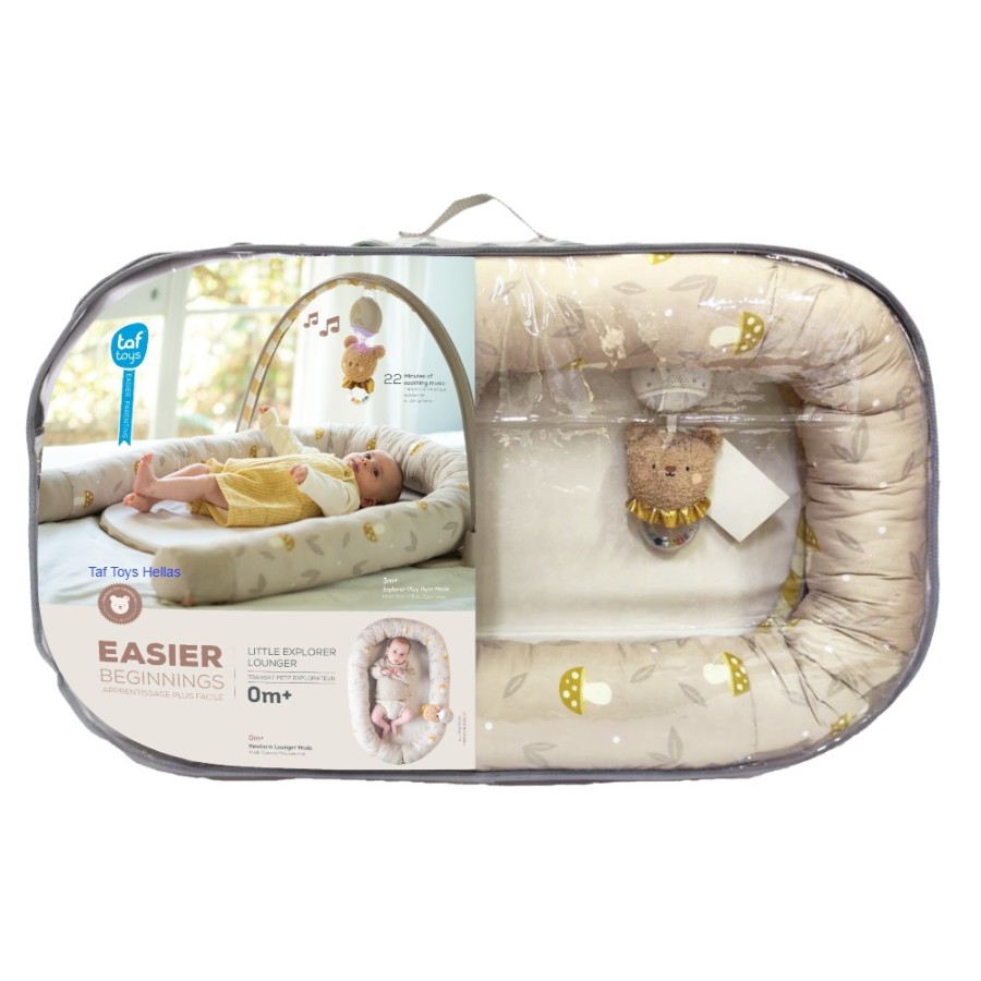 Βρεφική Φωλιά & Γυμναστήριο 2 σε 1 Taf Toys Little Explorer Lounger