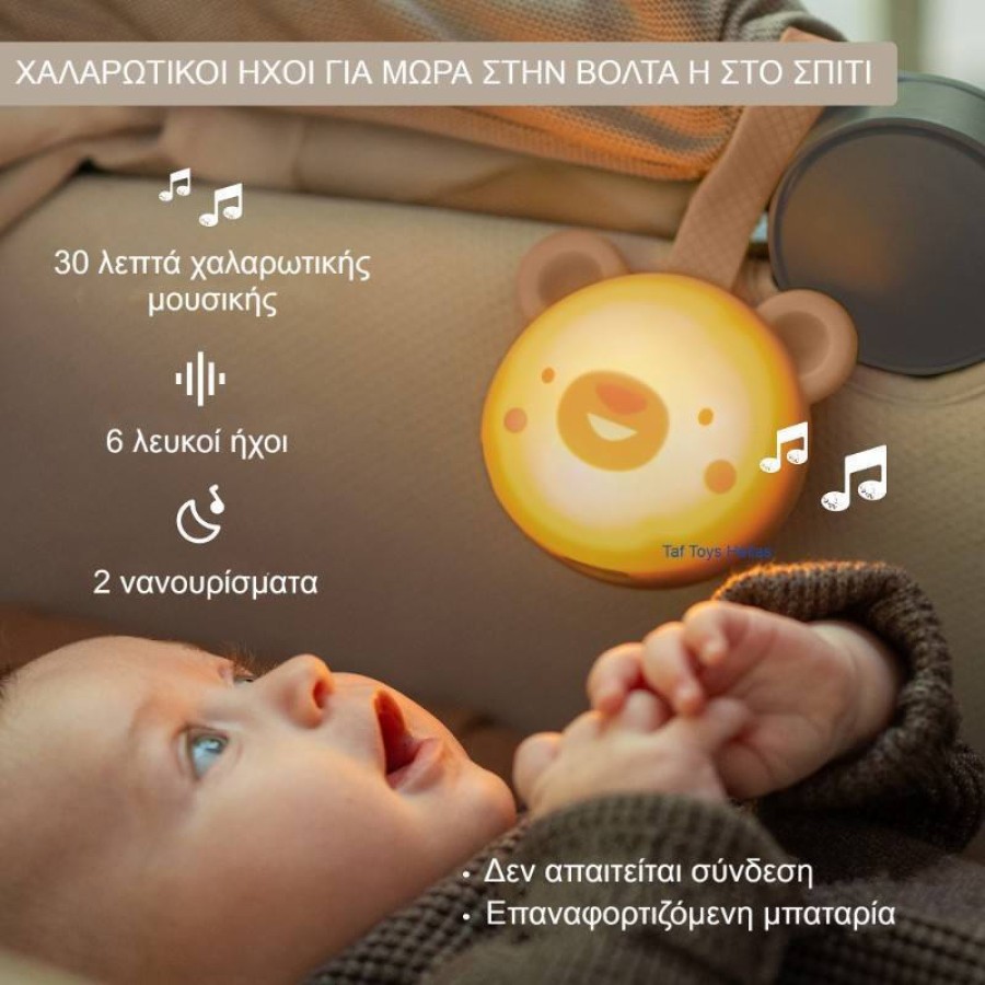 Taf Toys Κρεμαστό Φορητό Μουσικό Παιχνίδι 3 σε 1 Dream Bear