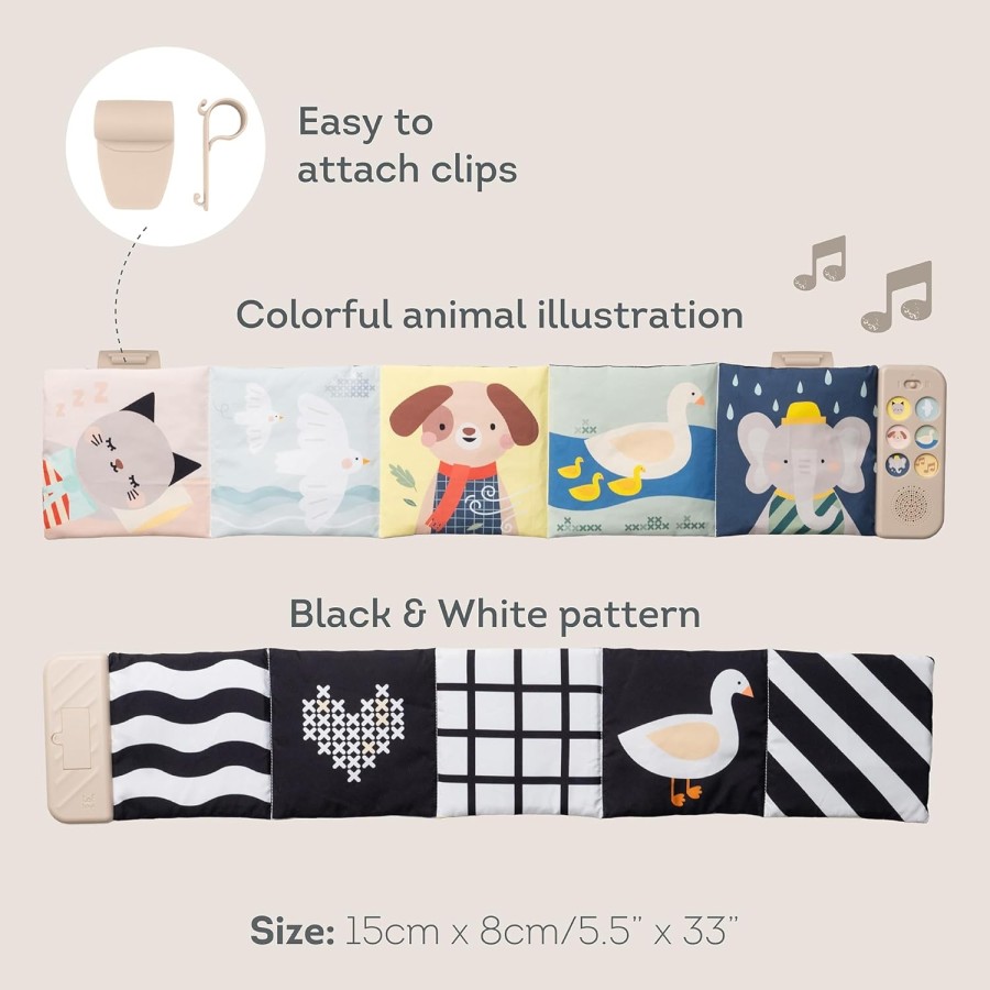 Μαλακό Βιβλίο Δραστηριοτήτων Taf Toys Soothing Sounds με Ήχους για Νεογέννητα