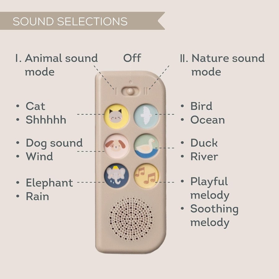 Μαλακό Βιβλίο Δραστηριοτήτων Taf Toys Soothing Sounds με Ήχους για Νεογέννητα