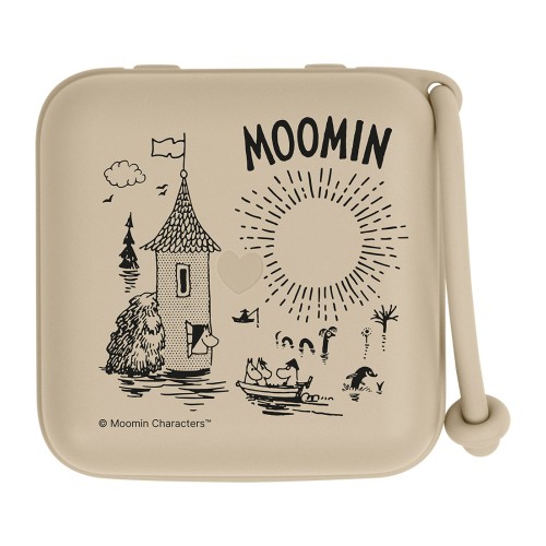 Θήκη για 3 Πιπίλες Bibs x Moomin Vanilla