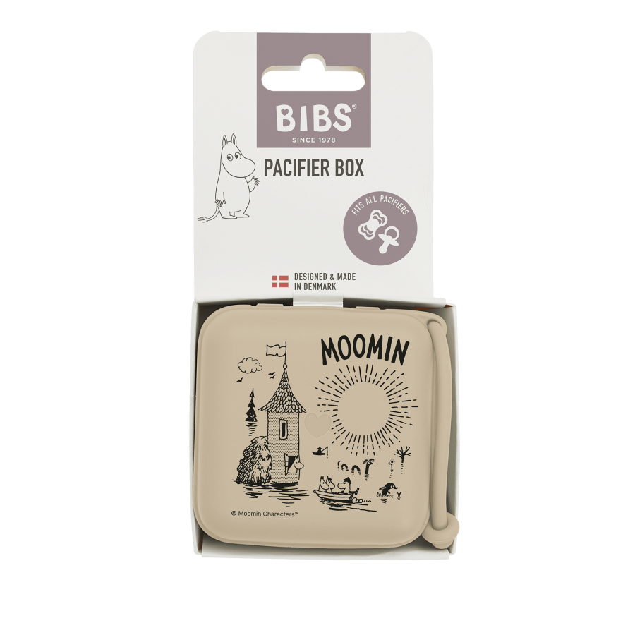 Θήκη για 3 Πιπίλες Bibs x Moomin Vanilla