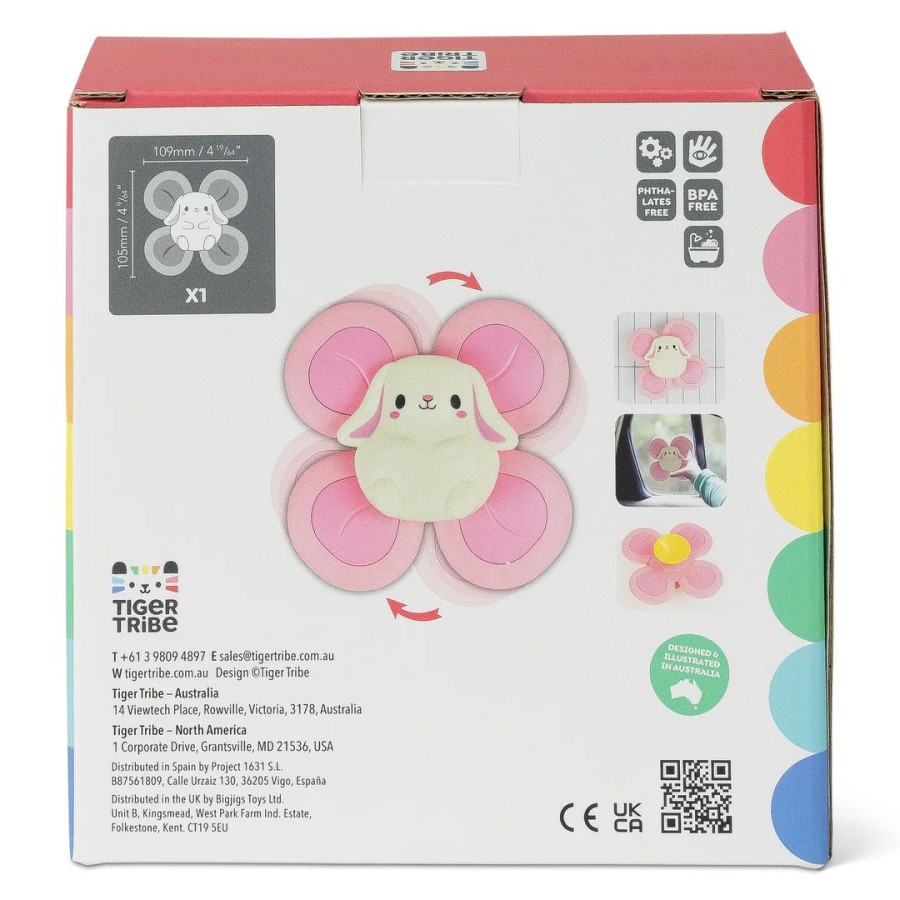 Tiger Tribe Βρεφικό Αισθητηριακό Παιχνίδι Sensory Spinner Bunny