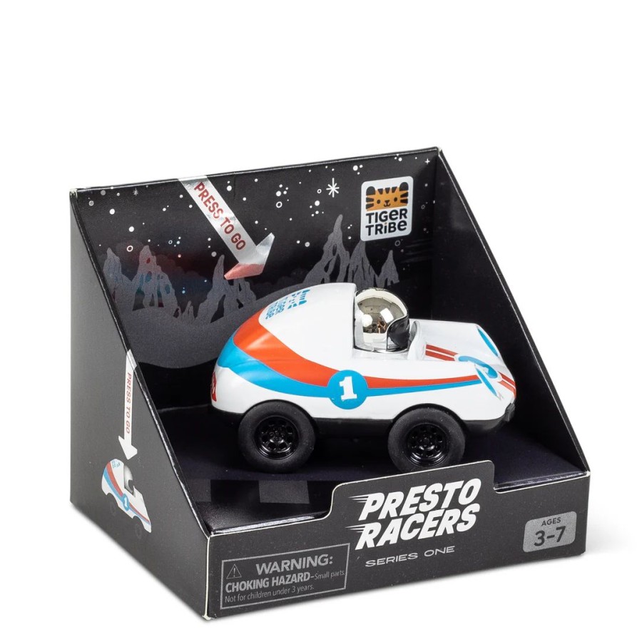 Tiger Tribe Παιδικό Αγωνιστικό Αυτοκινητάκι Presto Racers Ace White