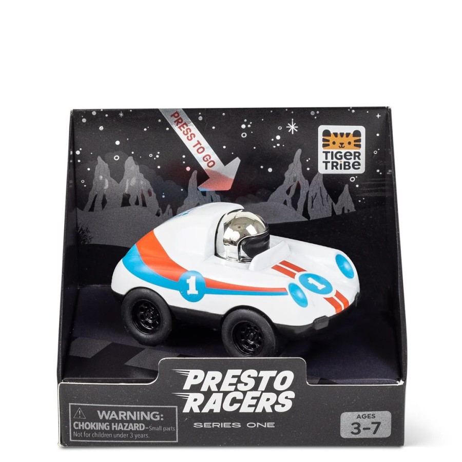 Tiger Tribe Παιδικό Αγωνιστικό Αυτοκινητάκι Presto Racers Ace White