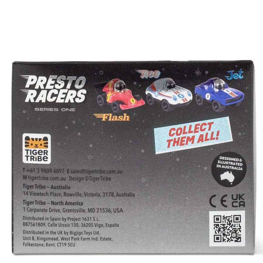 Tiger Tribe Παιδικό Αγωνιστικό Αυτοκινητάκι Presto Racers Ace White