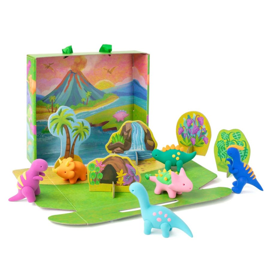 Tiger Tribe Claytopia Παιδικό Σετ Κατασκευής με Πηλό Dinosaur World