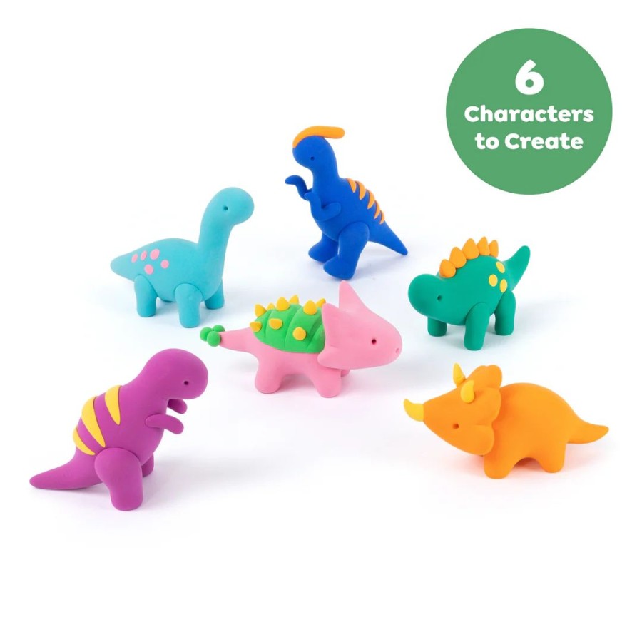 Tiger Tribe Claytopia Παιδικό Σετ Κατασκευής με Πηλό Dinosaur World