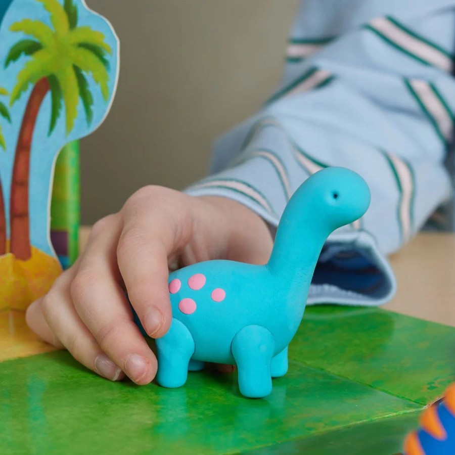 Tiger Tribe Claytopia Παιδικό Σετ Κατασκευής με Πηλό Dinosaur World