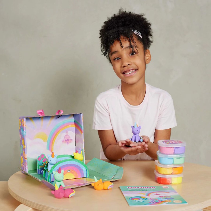 Tiger Tribe Claytopia Παιδικό Σετ Κατασκευής με Πηλό Unicorn World