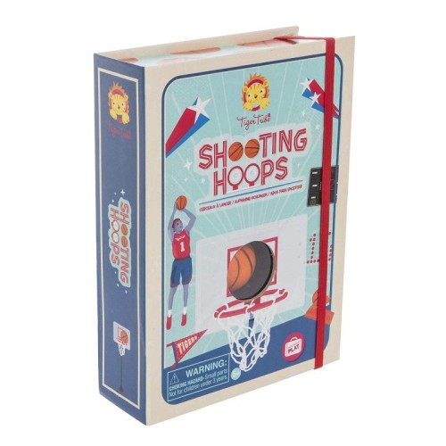 Tiger Tribe Ξύλινο Επιτραπέζιο Παιχνίδι Μπάσκετ Shooting Hoops