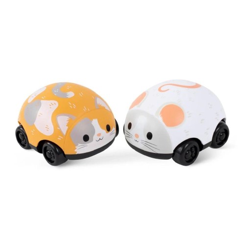 Tiger Tribe Βρεφικό Παιχνίδι Κίνησης Pull Back Cat & Mouse