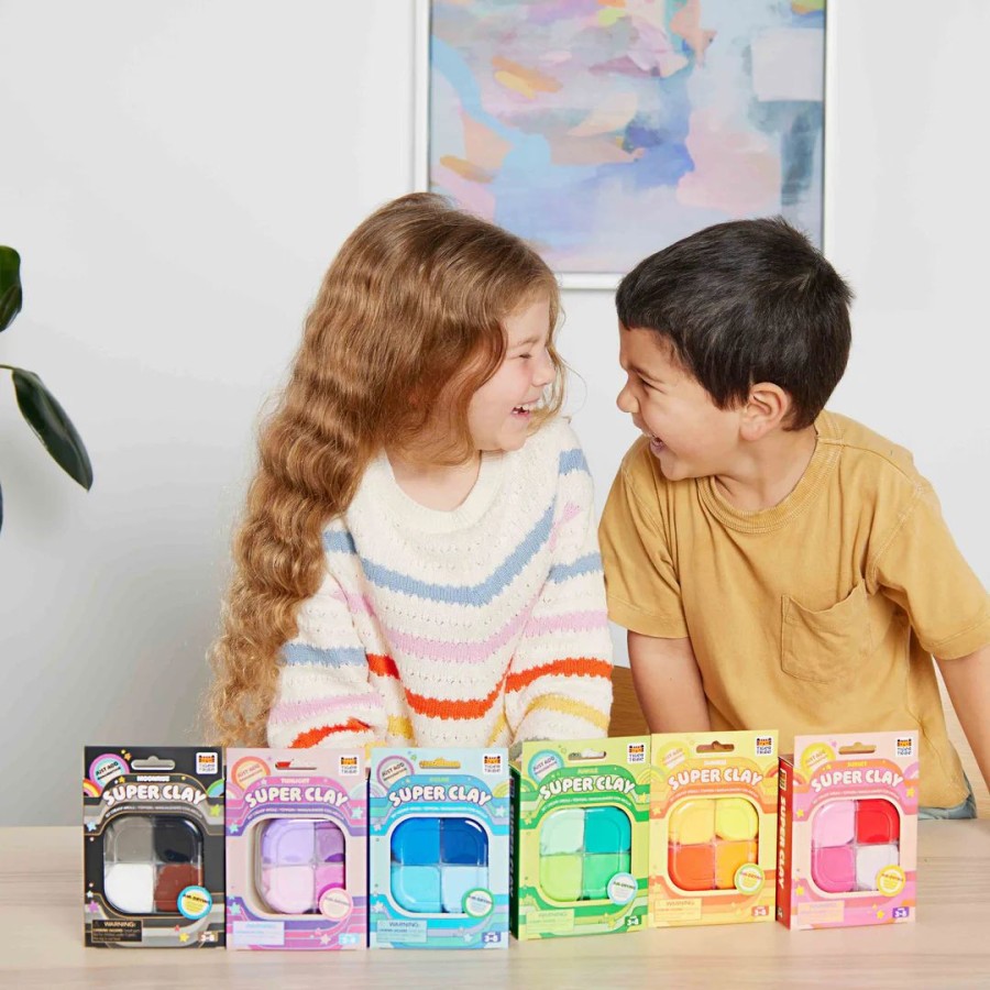 Tiger Tribe Σετ Κατασκευής με Πηλό Super Clay Sunrise Yellow+Orange