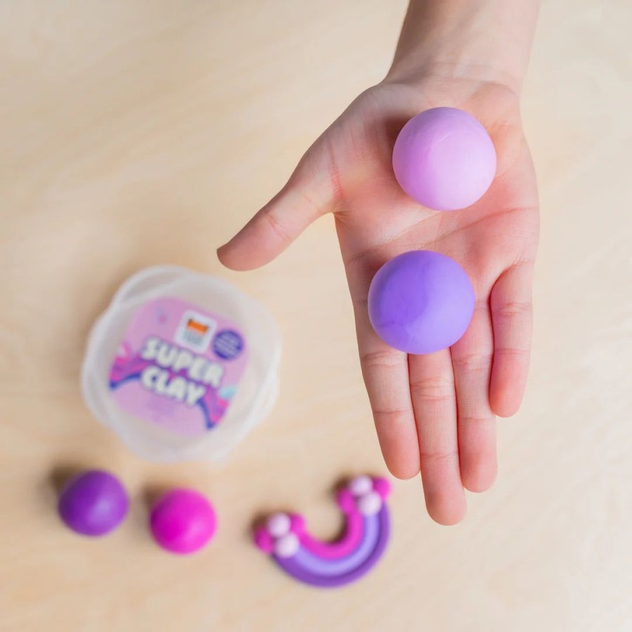 Tiger Tribe Σετ Κατασκευής με Πηλό Super Clay Twilight Purples