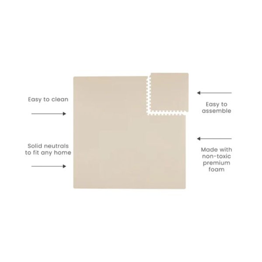 Toddlekind Αρφώδες Παιδικό Παζλ Δαπέδου Classic Clay 131x131εκ.