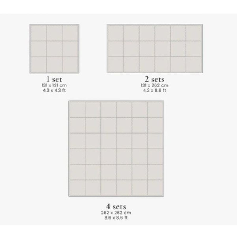Toddlekind Αρφώδες Παιδικό Παζλ Δαπέδου Classic Clay 131x131εκ.