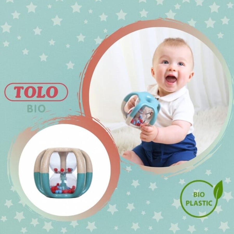 Tolo Toys Κουδουνίστρα με Μπαλάκια από Βιοδιασπώμενο Πλαστικό