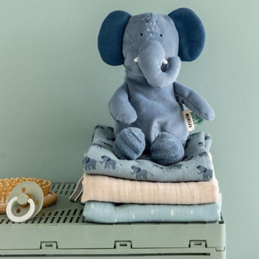 Trixie Σετ 3 Μουσελίνες από Οργανικό Βαμβάκι Enchanting Elephant 55x55εκ.