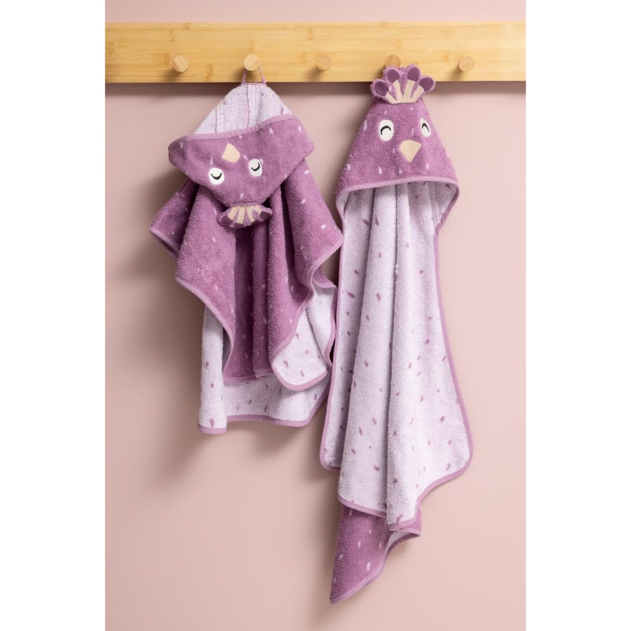 Παιδικό Πόντσο από Οργανικό Βαμβάκι Trixie Poncho Mrs. Peacock 2-4 ετών