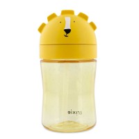 Παιδικό Ποτηράκι με Καλαμάκι Trixie Straw Cup Mr. Lion 300ml