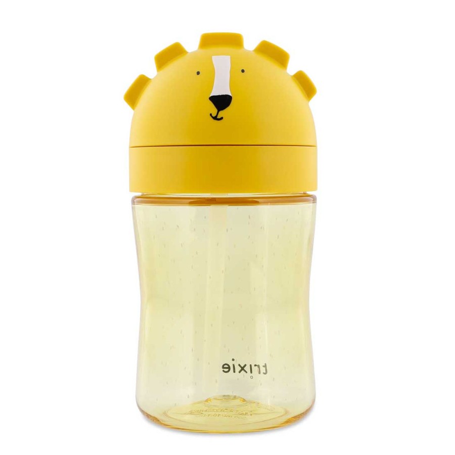Παιδικό Ποτηράκι με Καλαμάκι Trixie Straw Cup Mr. Lion 300ml