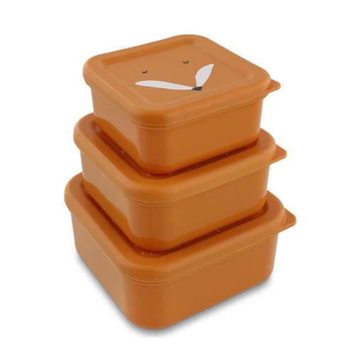 Trixie Σετ 3τμχ. Παιδικά Δοχεία για Σνακ Nesting Box Mr. Fox