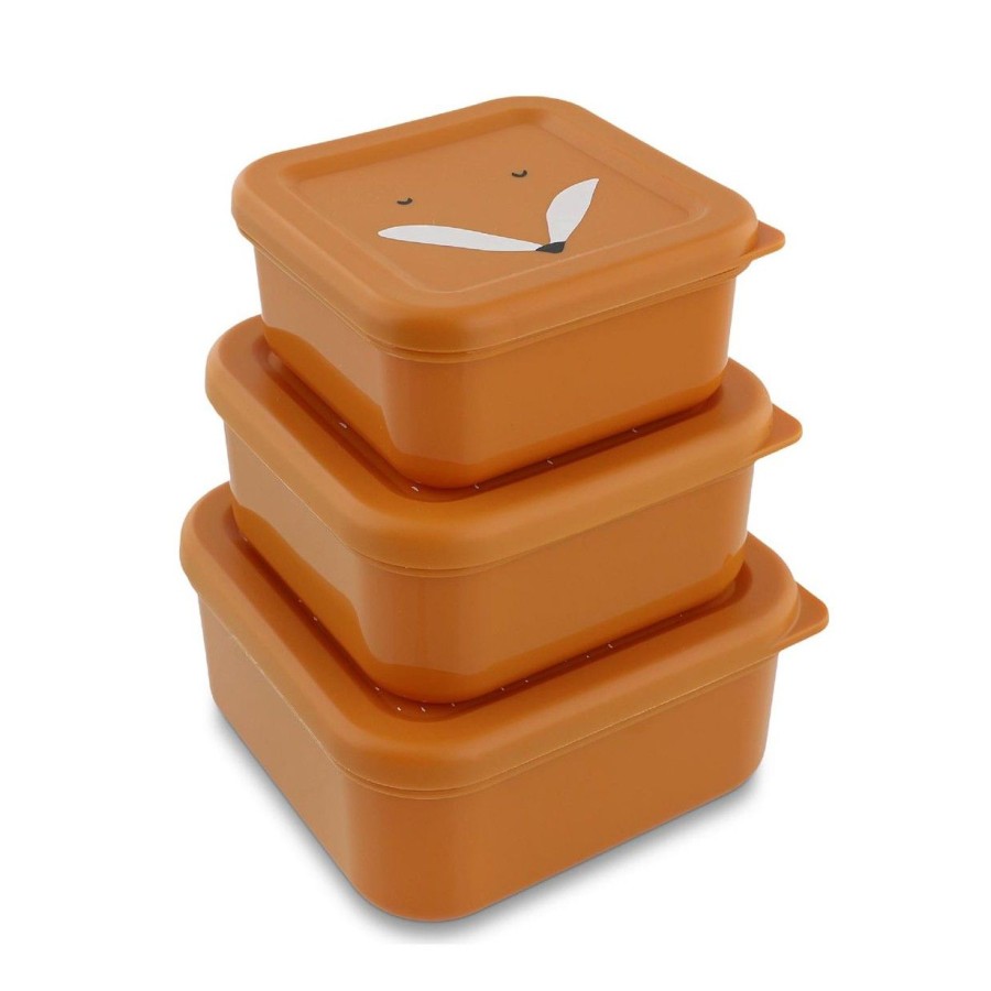 Trixie Σετ 3τμχ. Παιδικά Δοχεία για Σνακ Nesting Box Mr. Fox