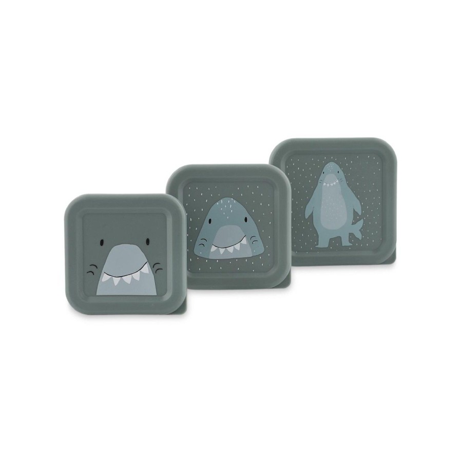 Trixie Σετ 3τμχ. Παιδικά Δοχεία για Σνακ Nesting Box Mr. Shark