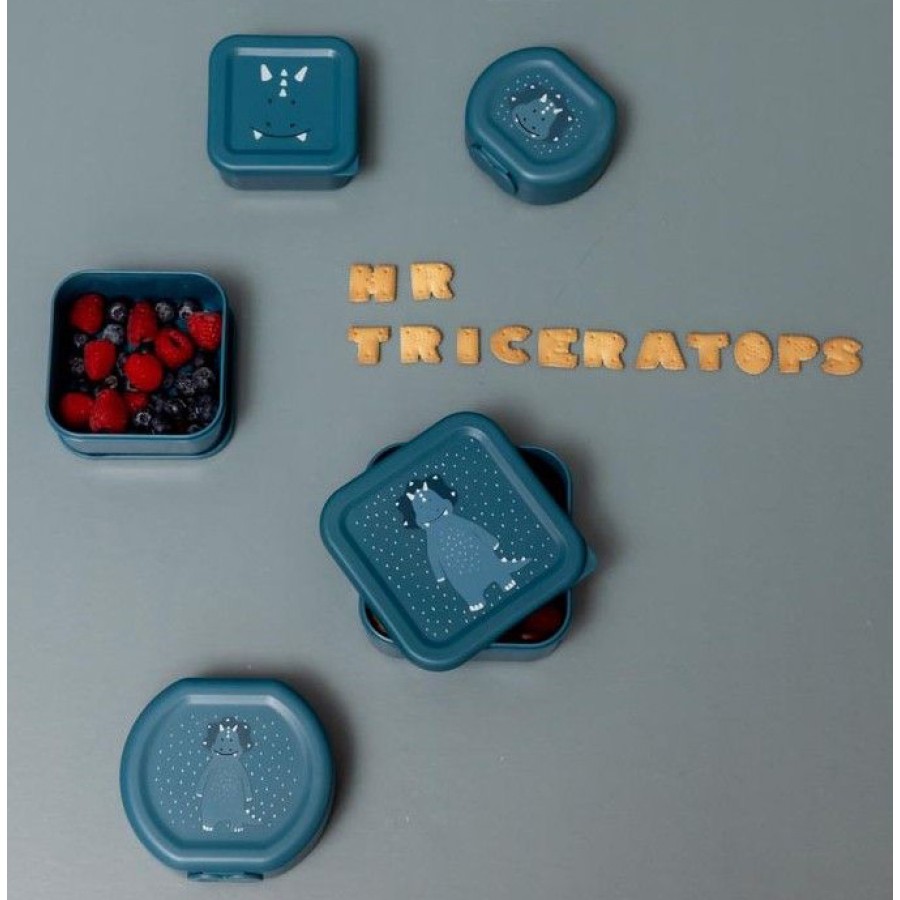 Trixie Σετ 3τμχ. Παιδικά Δοχεία για Σνακ Nesting Box Mr. Triceratops