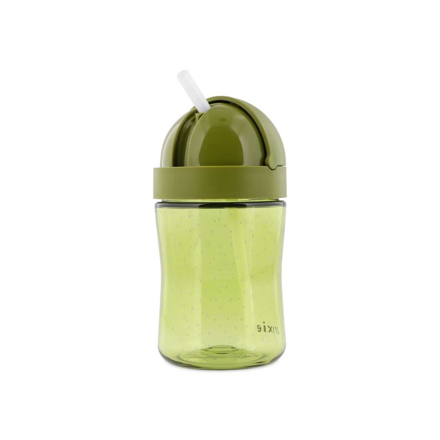 Παιδικό Ποτηράκι με Καλαμάκι Trixie Straw Cup Mr. Dino 300ml