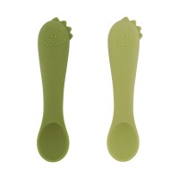 Βρεφικά Κουταλάκια Σιλικόνης Trixie First Baby Spoons Mr. Dino 2τμχ.