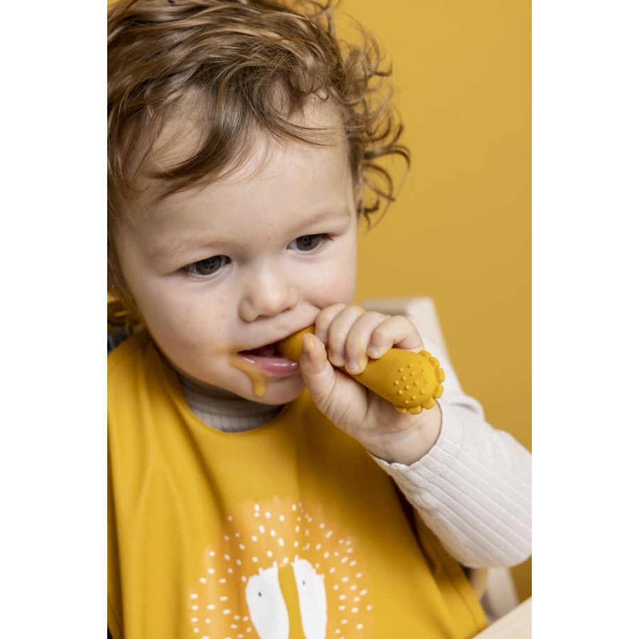 Βρεφικά Κουταλάκια Σιλικόνης Trixie First Baby Spoons Mr. Lion 2τμχ.