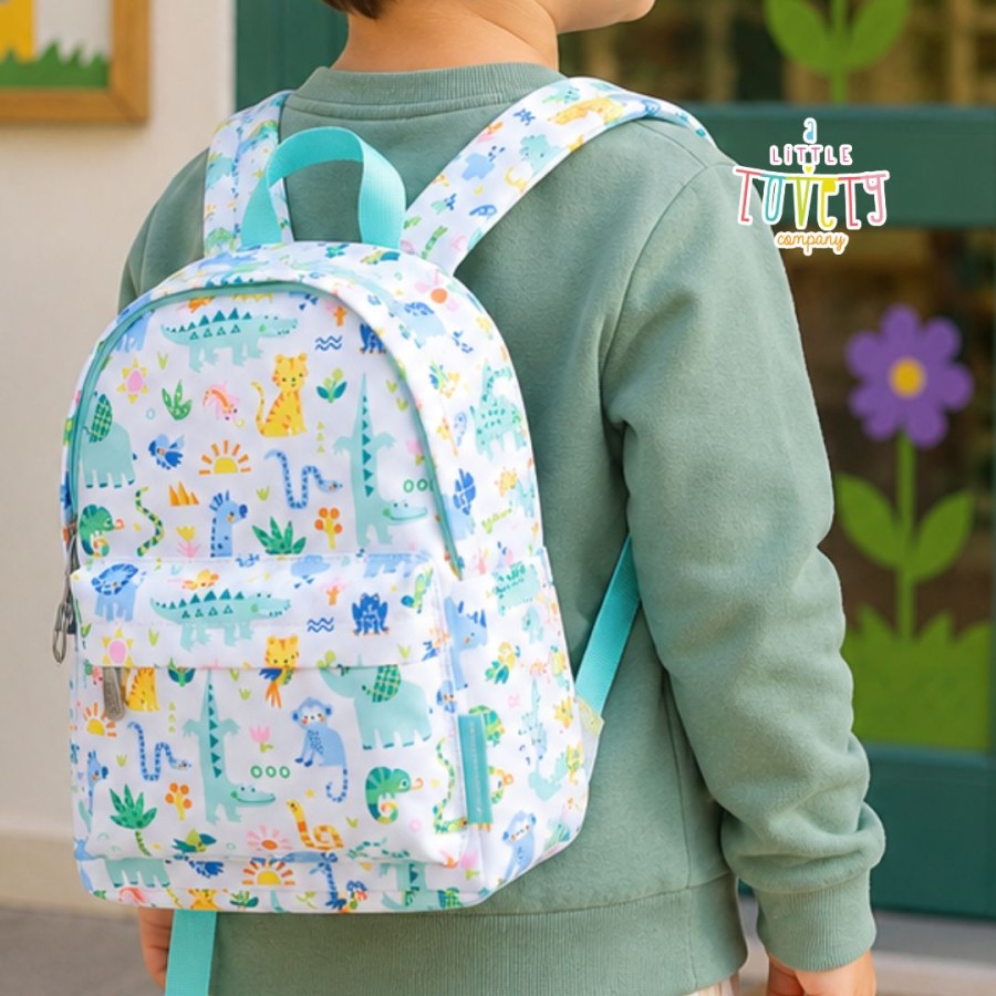 Τσάντα Πλάτης Παιδικού Σταθμού A Little Lovely Company Jungle 23.5x30x10εκ.