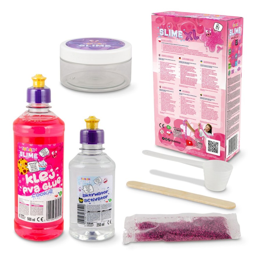 Σετ Κατασκευής Χλαπάτσας DIY Cookie Slime XL με Άρωμα Μπισκότο Βανίλια Tuban