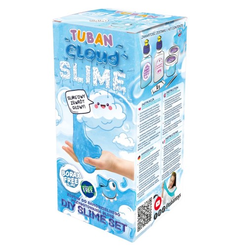 Σετ Δημιουργίας Χλαπάτσας DIY Cloud Slime Tuban Σύννεφο