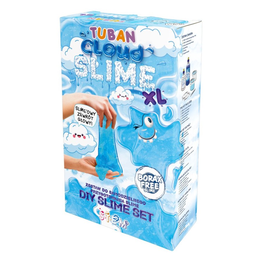 Σετ Δημιουργίας Χλαπάτσας DIY Cloud Slime XL Tuban Σύννεφο