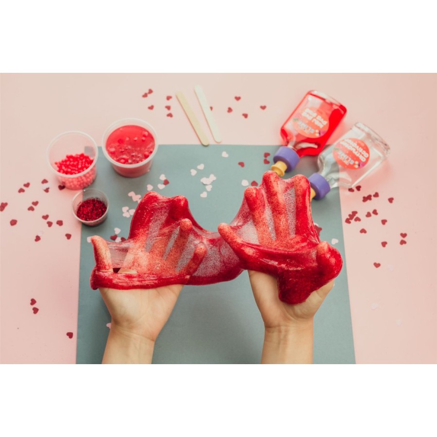 Σετ Δημιουργίας Χλαπάτσας DIY Strawberry Slime με Άρωμα Φράουλα Tuban