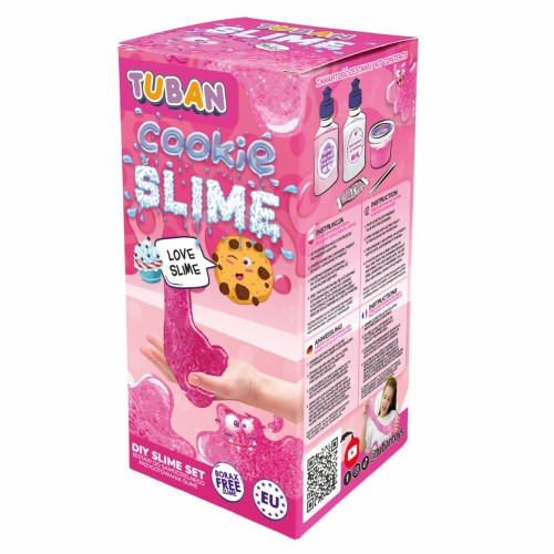 Σετ Κατασκευής Χλαπάτσας DIY Cookie Slime με Άρωμα Μπισκότο Βανίλια Tuban