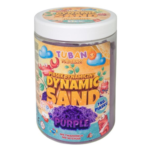 Κινούμενη Άμμος Μωβ 1kg Dynamic Sand Purple