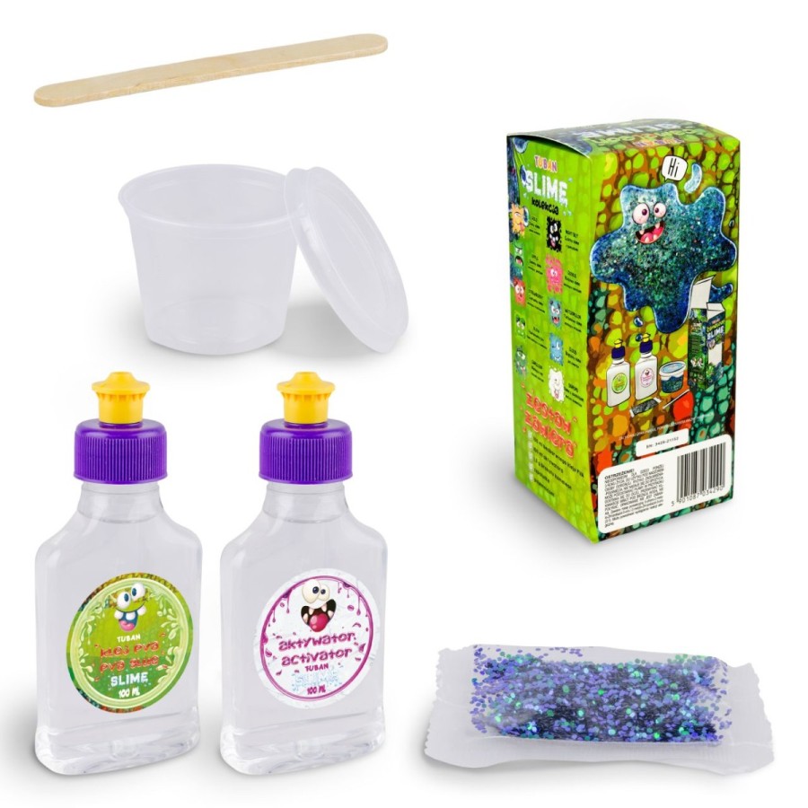 Σετ DIY Δημιουργίας Χλαπάτσας Χαμαιλέων Tuban Chameleon Slime