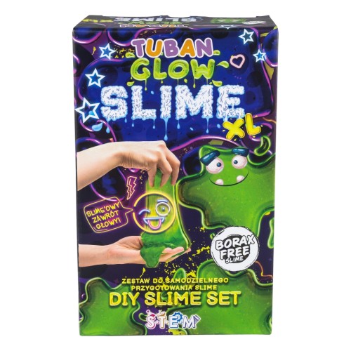 Σετ Δημιουργίας Χλαπάτσας που Φωσφορίζει DIY Slime Glow in the Dark XL Tuban
