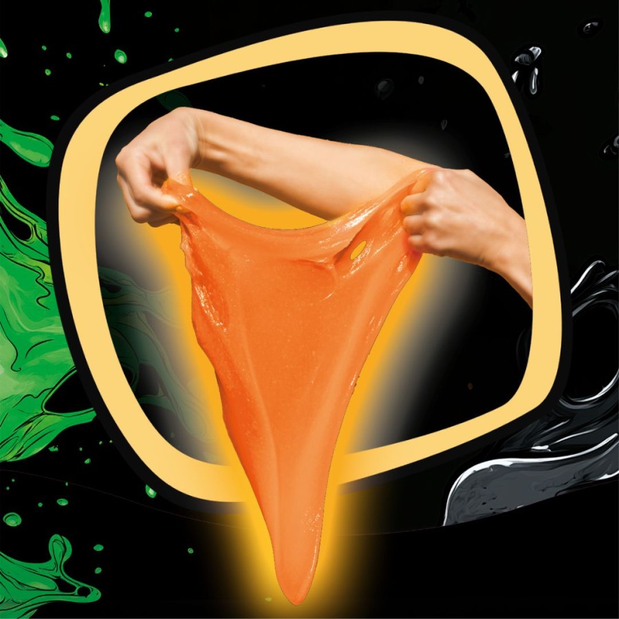Χλαπάτσα που Φωσφορίζει Jiggly Slime Fluo Glow Πορτοκαλί 430g Tuban